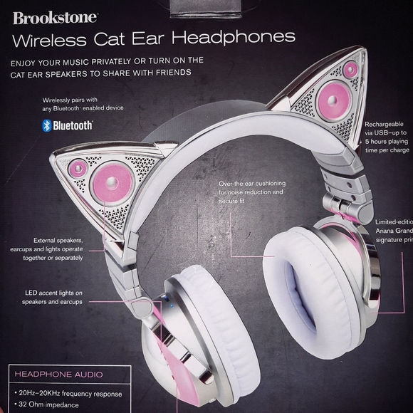 Brookstone Ariana Grande Wireless Cat 